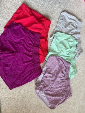 Set of Women's Athletic/Running Shorts in Multiple Colors